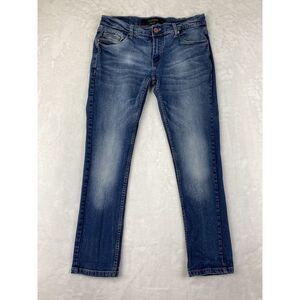 Cultura New York Jeans 30 Blue Skinny Low Rise‎ Mens 30x30 (30x28.5 Measured)